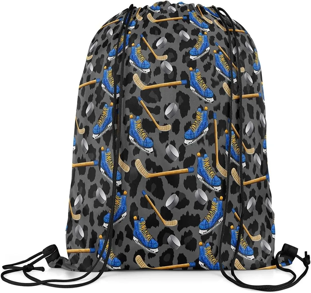 Manfei Ice Hockey Sports Drawstring Backpack