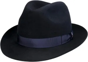 Marengo Fur Felt Bogart Hat Women/Men Blue 7 1/4