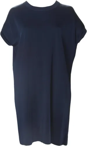 Marina Rinaldi Women's Galleria Classic Sweater Shift Dress, Navy, X-Large