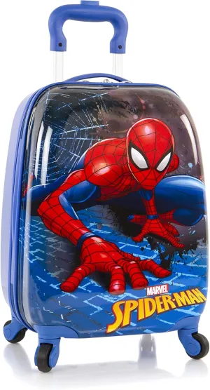 Marvel 18 Inches Suitcase For Kids - Hard Sided Tween Spinner Travel Trolley Kids Suitcase For Boys With Wheels