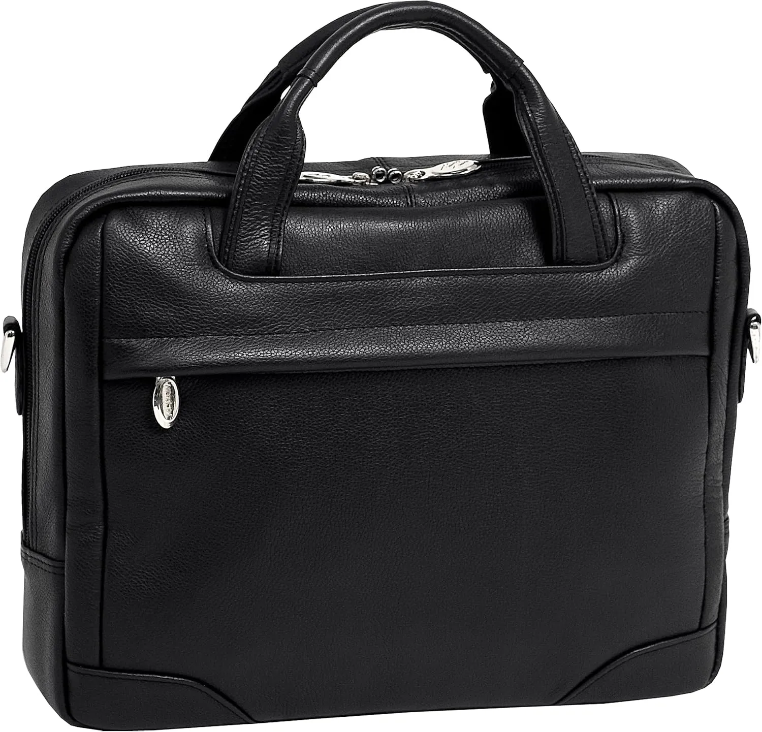 McKlein 13" Leather Laptop & Tablet Briefcase- MONTCLARE