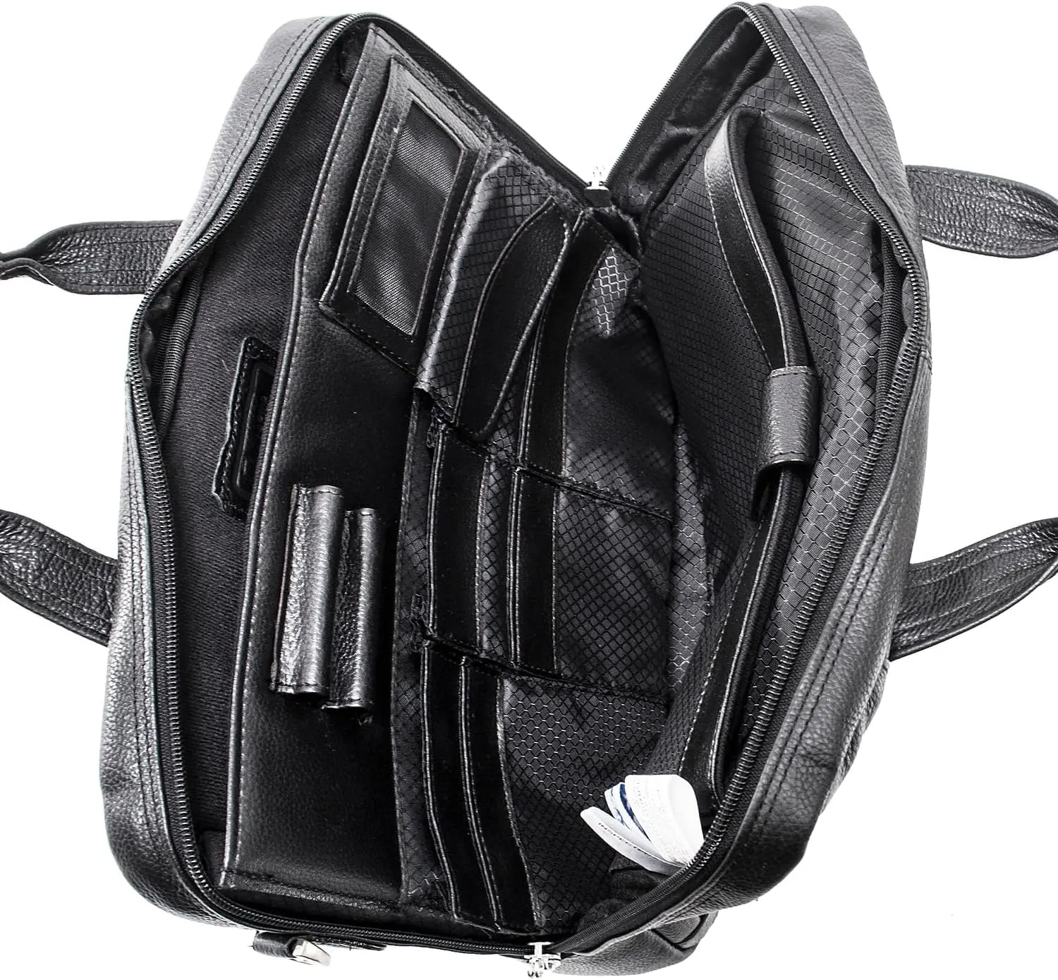 McKlein 13" Leather Laptop & Tablet Briefcase- MONTCLARE