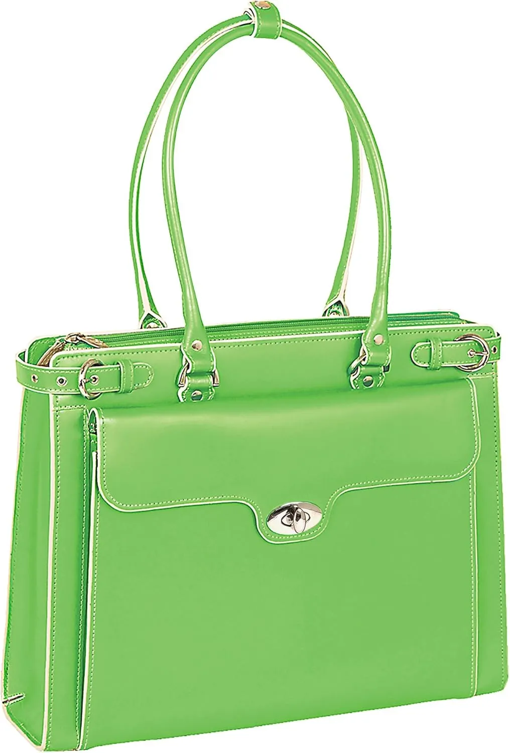McKlein 15" Leather Laptop Briefcase- WINNETKA