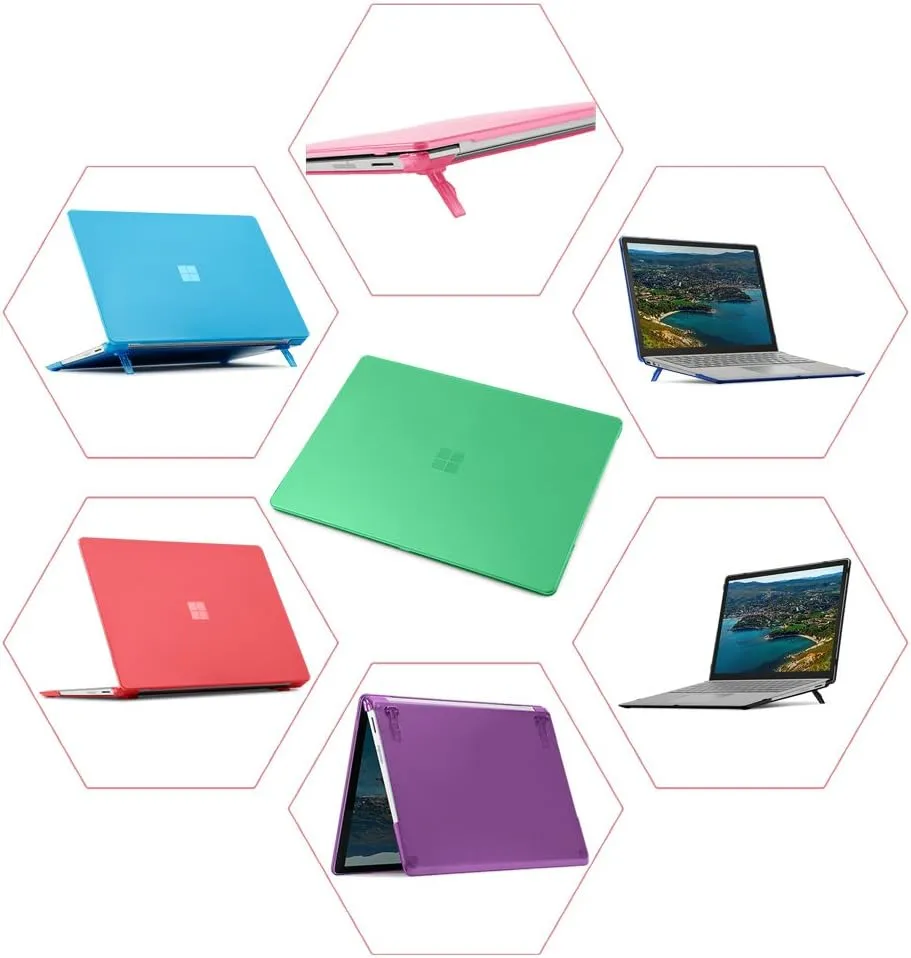 mCover Case Compatible for 13.5" Microsoft Surface Laptop (5/4 / 3/2 / 1) with Alcantara Keyboard ONLY (NOT Compatible with Surface Book and Tablet) - Black