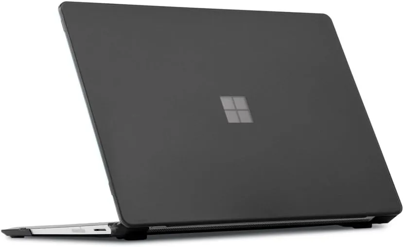 mCover Case Compatible for 13.5" Microsoft Surface Laptop (5/4 / 3/2 / 1) with Alcantara Keyboard ONLY (NOT Compatible with Surface Book and Tablet) - Black