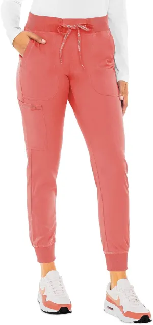 Med Couture Scrub Pants for Women Jogger Pant with 5 Pockets, Lightweight, Ultra Soft, 2-Way Stretch Fabric - MC7710