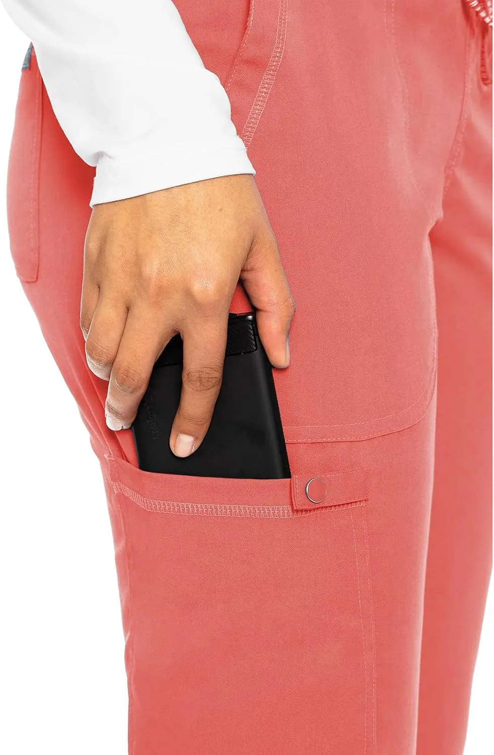 Med Couture Scrub Pants for Women Jogger Pant with 5 Pockets, Lightweight, Ultra Soft, 2-Way Stretch Fabric - MC7710