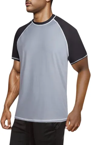 Men T Shirts Short Sleeve Crew Neck Soft Fitted Tees Mens Workout Shirts Athletic Tall Size T Cotton Mens 2024