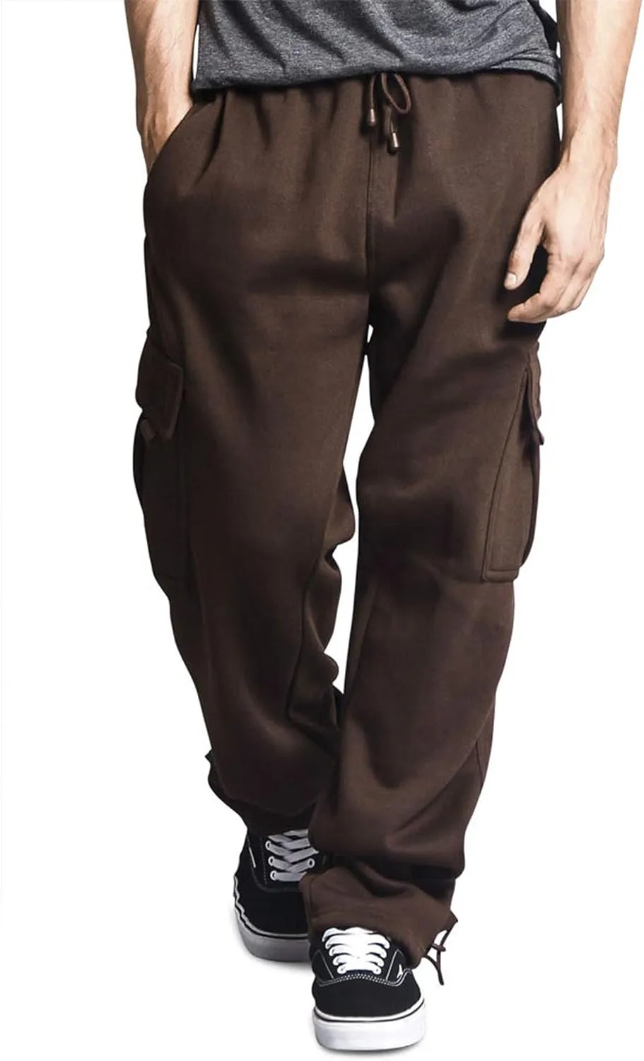 Men's Heavyweight Fleece Cargo Sweatpants