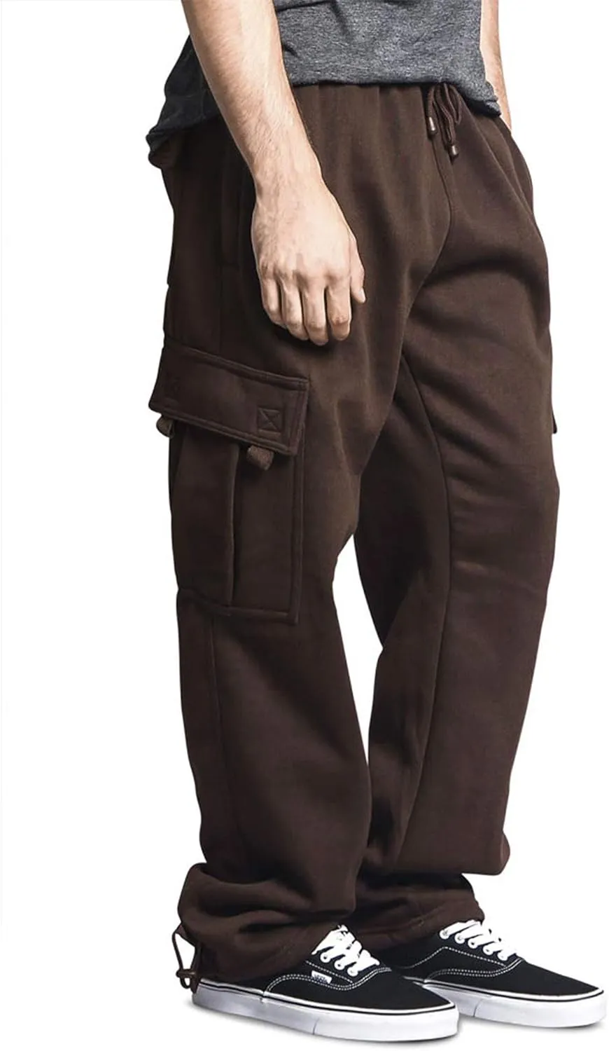 Men's Heavyweight Fleece Cargo Sweatpants
