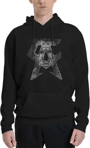 Men's Hooded Drawstring Pocket Pullover Hoodie for Youth