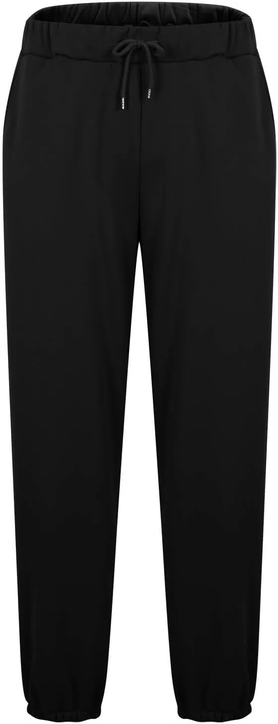 Mens Joggers Sweatpants Slim Fit Workout Training Plain Drawstring Elastic Waist Jogger Pants Cinch Bottom Pants