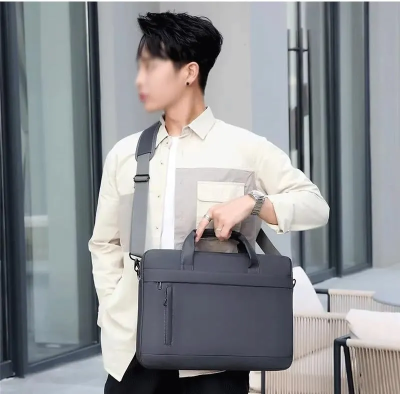 Men's Laptop Bag Business Briefcase Single Shoulder Crossbody Bag Office Workplace