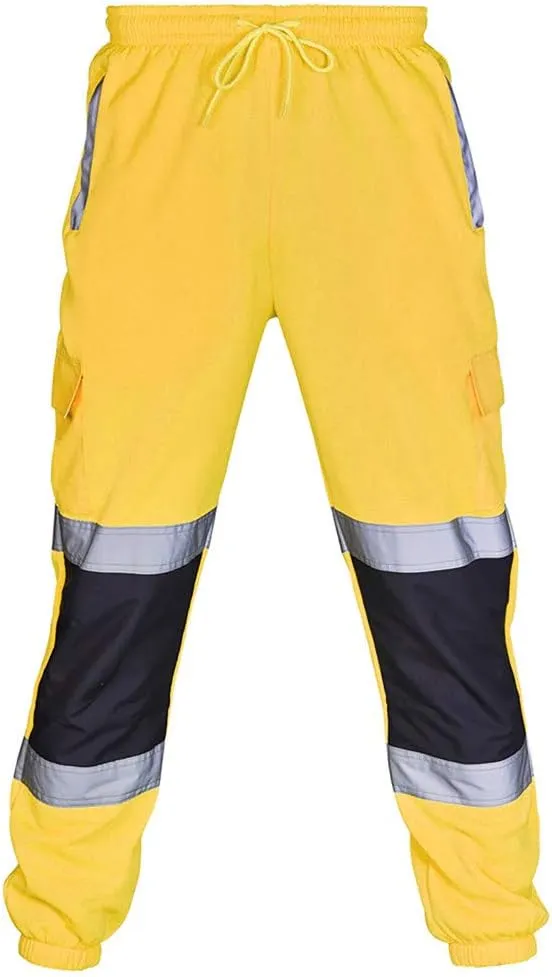 Mens Sweatpants Lace up Track Cuff Solid Color Casual Workout Pants with Pocket Cargo Pants Trousers