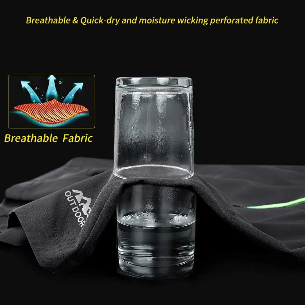 Men's Workout Running Shorts Sports Fitness Gym Training Quick Dry Athletic Performance Shorts with Zip Pockets