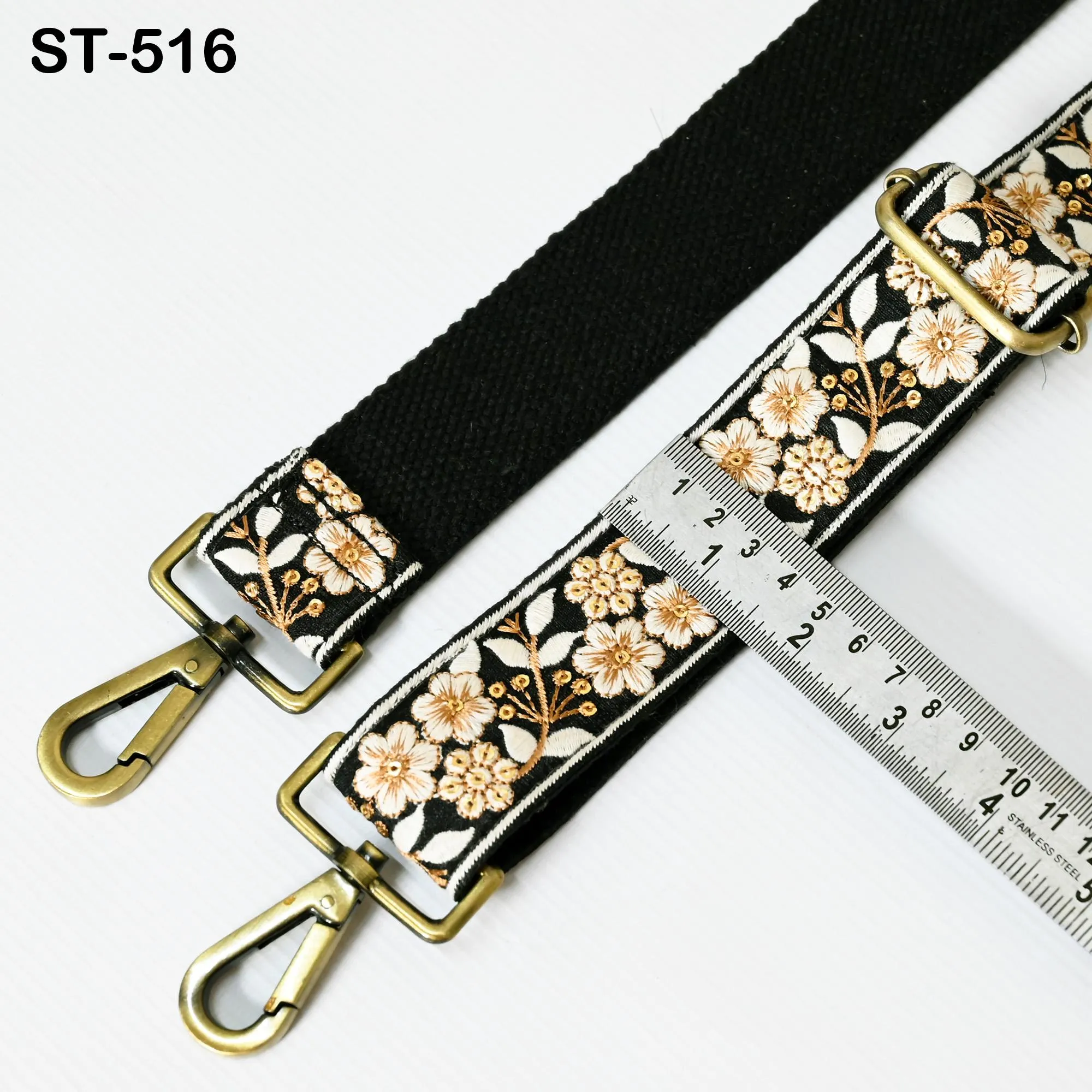 Messenger Bag Crossbody Straps Replacement Shoulder Tote Bags Strap for Purses Embroidered Boho Guitar Strap Handbag Strap Gift for Mother
