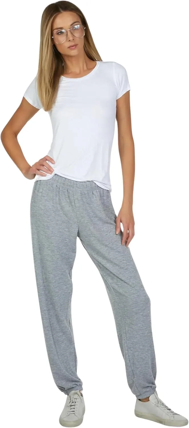 Michael Lauren George Core Womens Sweatpants, Stretchy Waistband, Soft Knit Fabric, Oversized Fit Sweatpants
