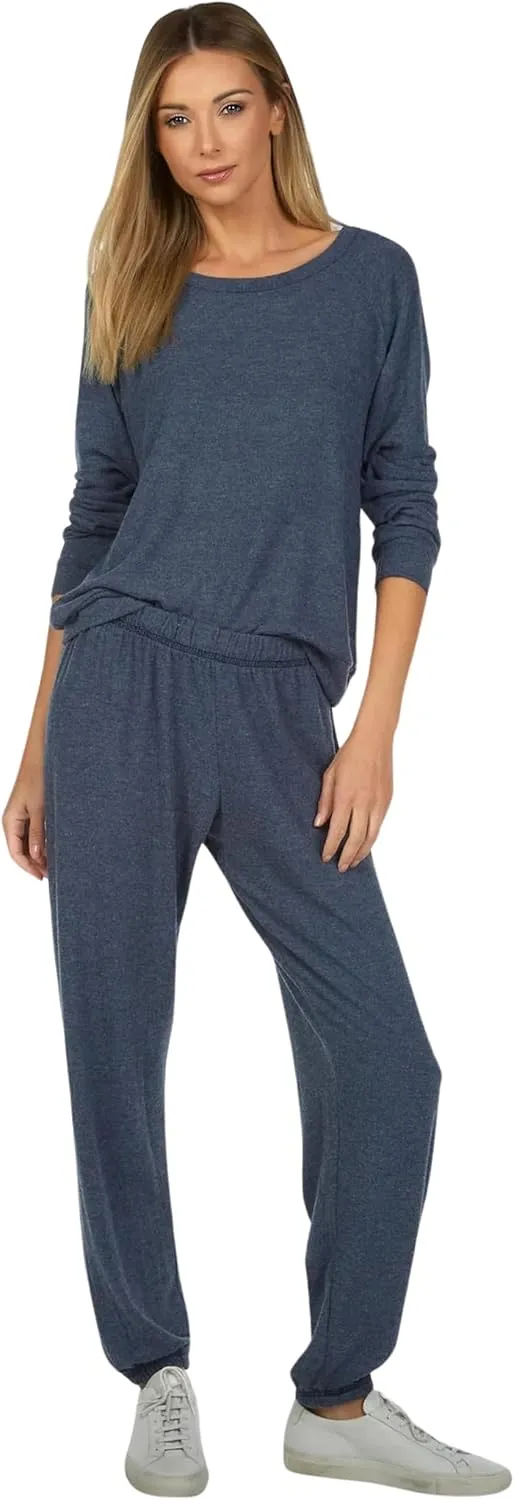 Michael Lauren George Core Womens Sweatpants, Stretchy Waistband, Soft Knit Fabric, Oversized Fit Sweatpants