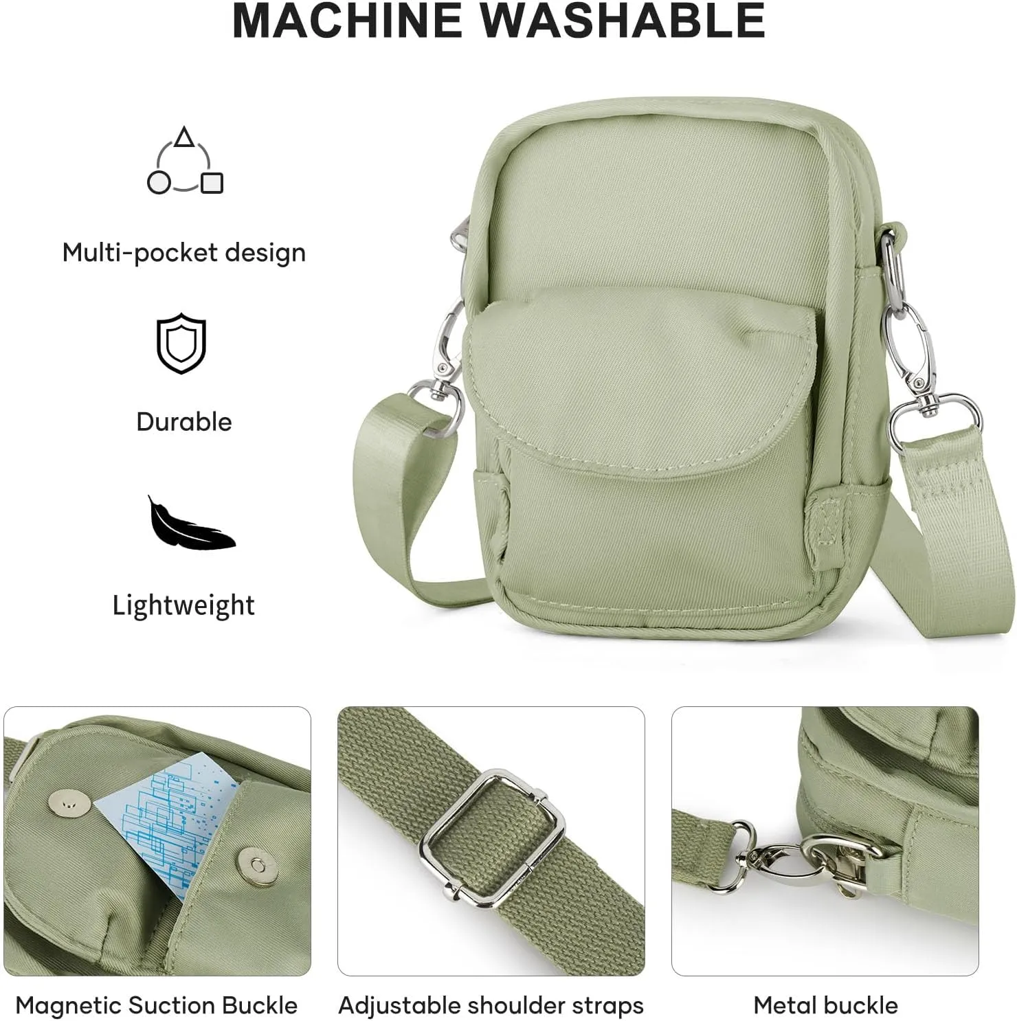 Mini Crossbody Bag Small Shoulder Bag For Women, Girls Mini Messenger Satchel Bag