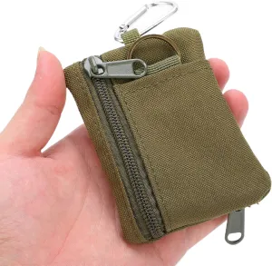 Mini Size EDC Utility Pouch Bags First Aid Pouch Organizer Storage Pouch Waist Pack with Carabiner