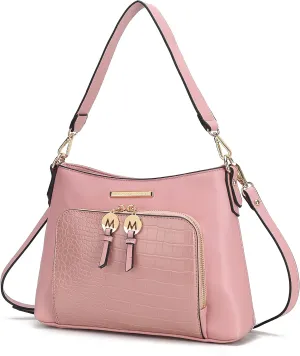 MKF Collection Crossbody Bag for Women,Vegan Leather Shoulder Bag Handbag Purse By Mia K