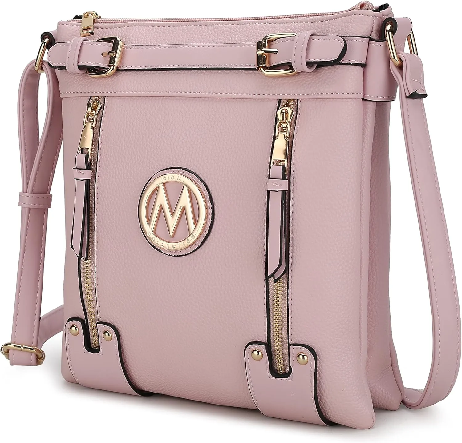 MKF Crossbody bag for women Vegan leather Crossover Designer messenger Purse