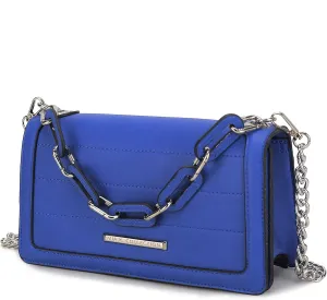 MKF Crossbody Bags for Women – PU Leather Pocketbook Handbag – Medium Side Messenger Purse, Shoulder Strap