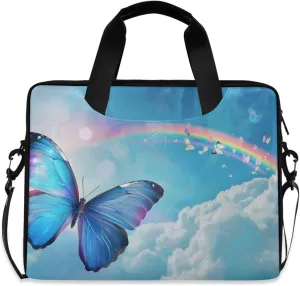 MNSRUU Laptop Bag Women Men Laptop Messenger Soccer Net