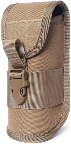 MOLLE Glasses Pouch Outdoor Durable Tactical Pouch Sunglasses Case Army Style Flashlight Pouch with Buckle