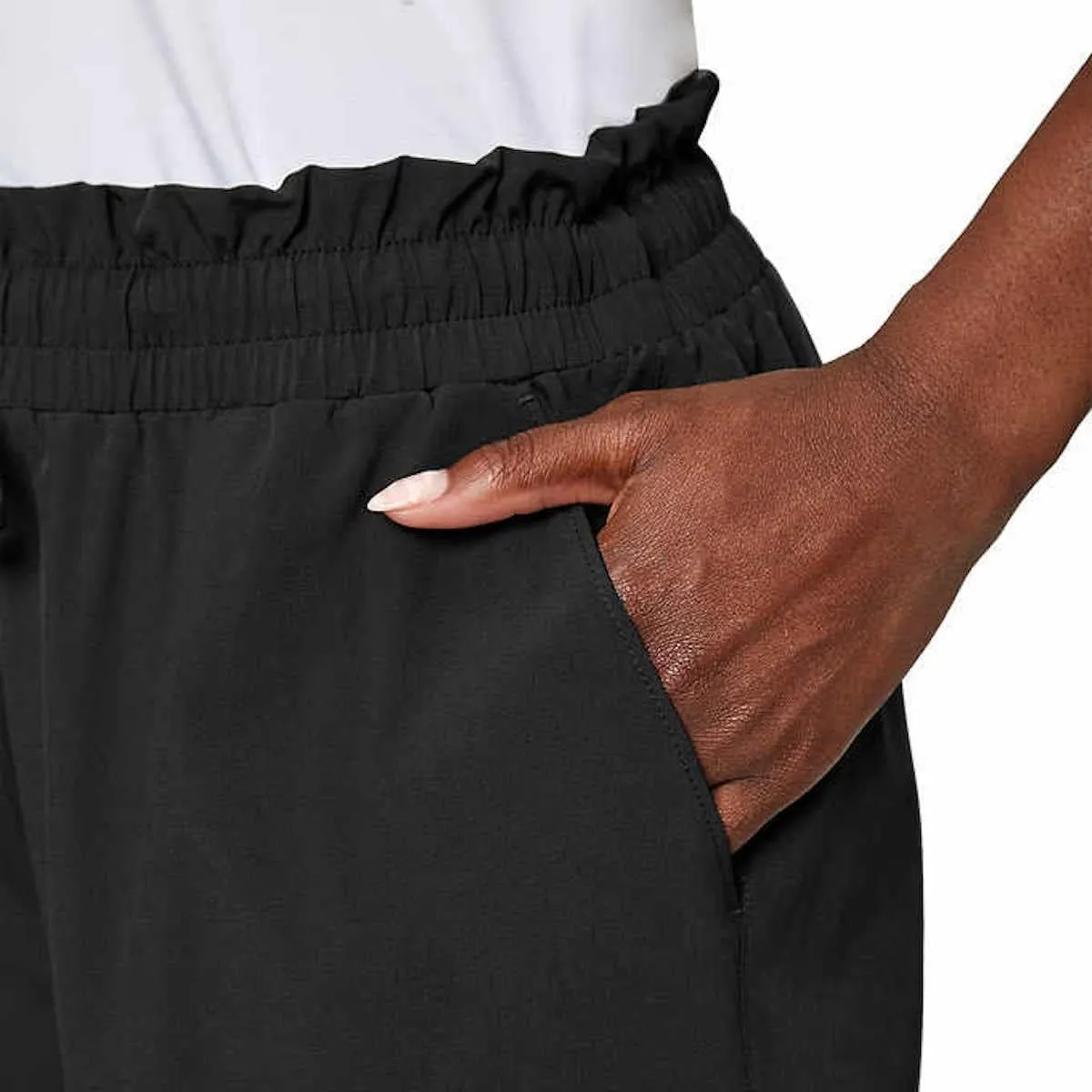 Mondetta Women's Moisture Wicking Woven Short with Pockets