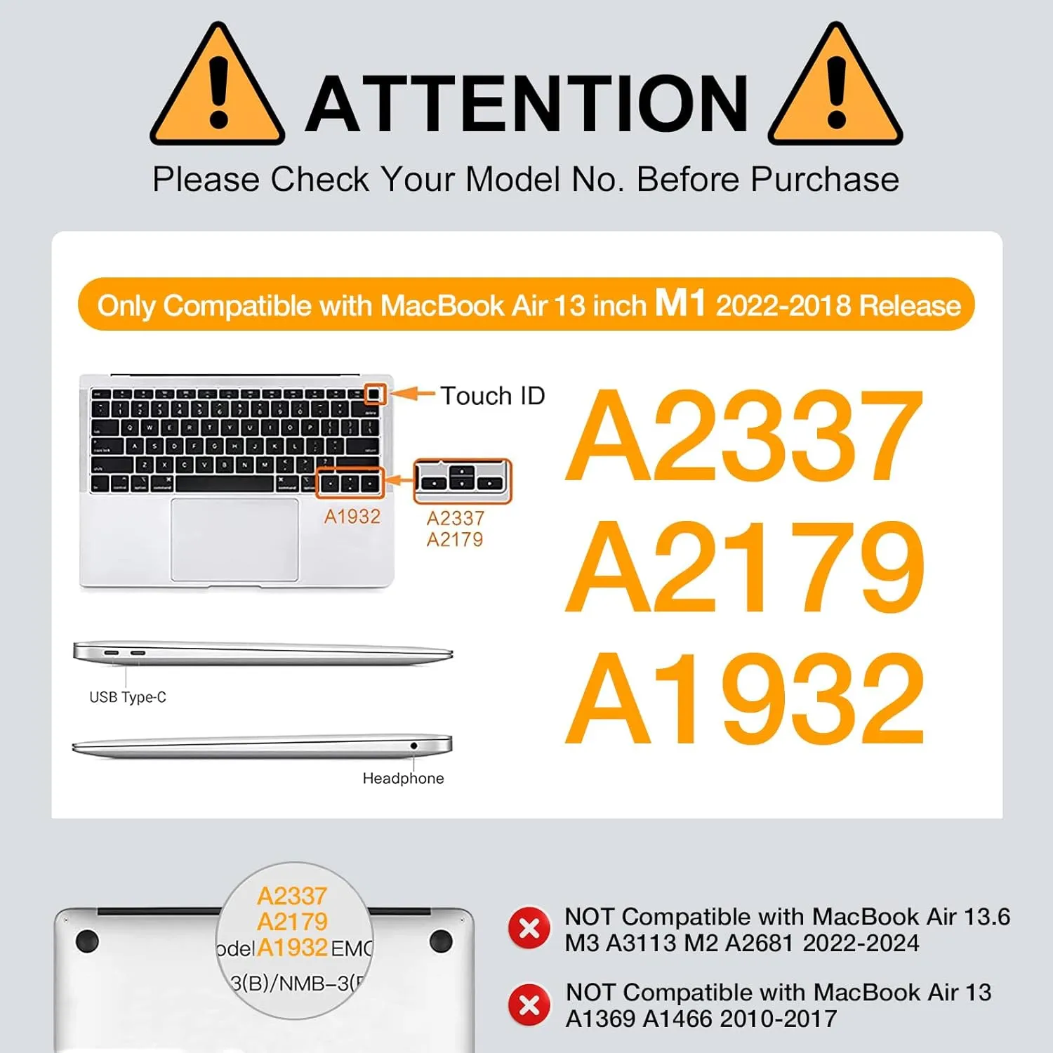 MOSISO Compatible with MacBook Air 13 inch Case 2022, 2021-2018 Release A2337 M1 A2179 A1932, Plastic Hard Shell&Keyboard Cover&Screen Film&Storage Bag for MacBook Air 13.3 inch Case, Apricot