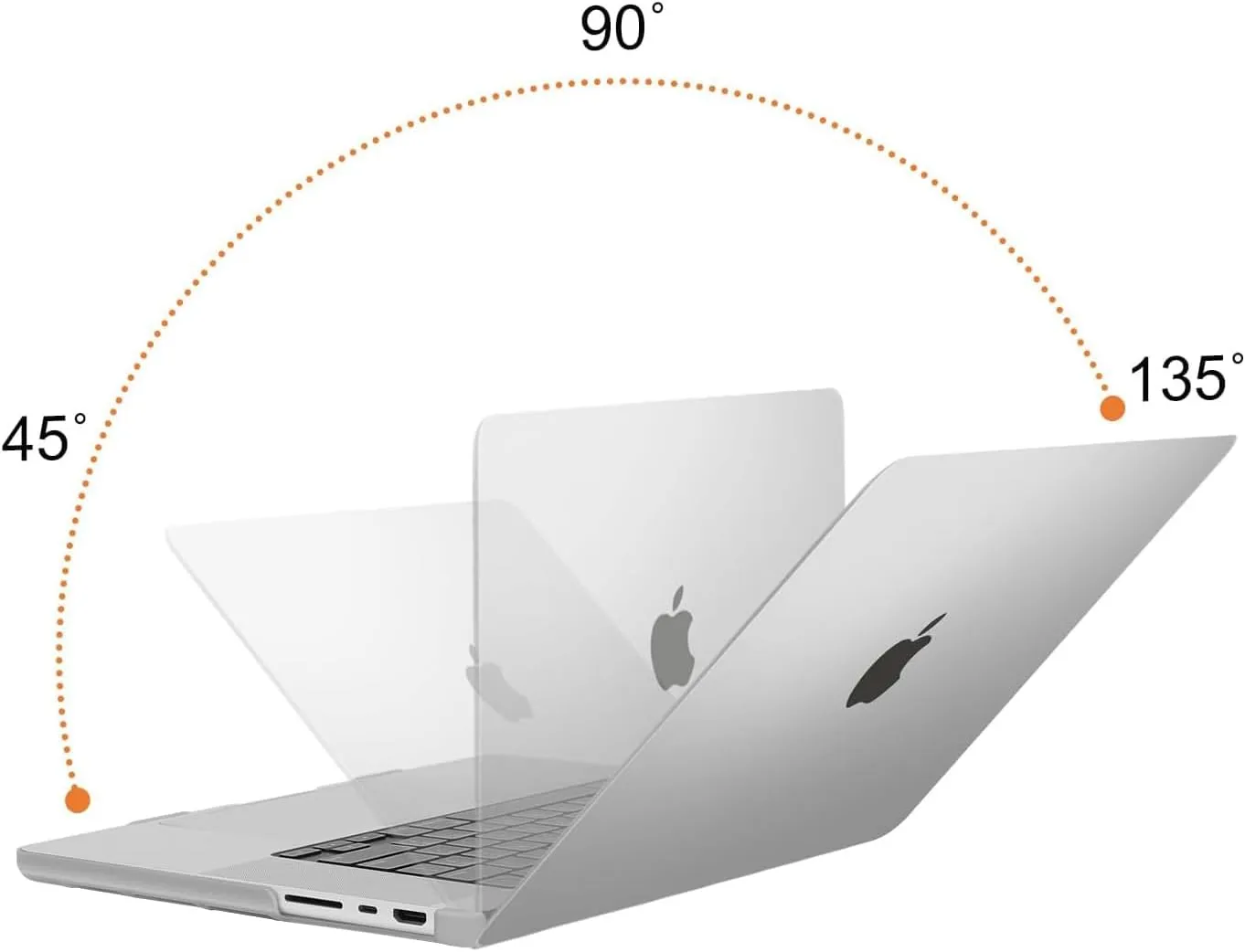 MOSISO Compatible with MacBook Pro 16 inch Case 2025 2024 2023 2022 2021 M4 M3 M2 M1 A3403 A3186 A2991 A2780 A2485 Pro Max, Plastic Hard Shell&Keyboard Cover&Screen Film&Storage Bag, Matte Clear