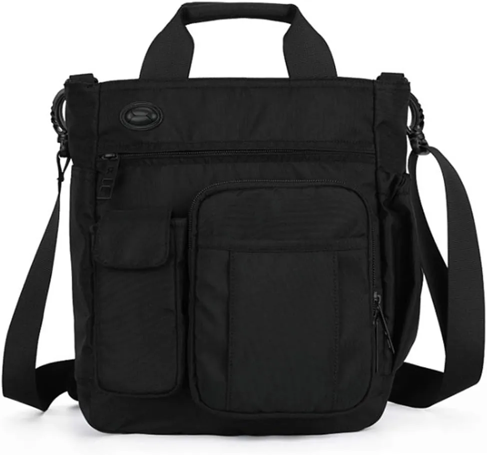 Multi Pockets Crossbody Messenger Bag Shoulder Bag Laptop Bag for for Men Women Casual Business Sport Travel