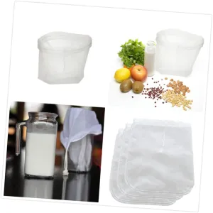 Multi-use Nut Milk Bag Large Soy Milk Filter Bag Cheese Strainer Nut Yogurt Strainer 30x30cm Set of 4