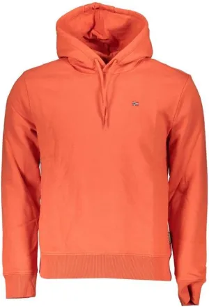 Napapijri Sweatshirt. Orange M, Orange, Small-Medium