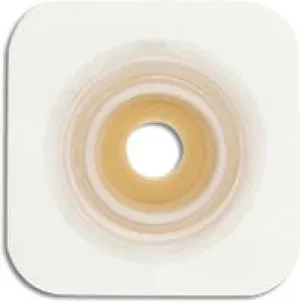 Natura® Stomahesive® Skin Barrier, 4.5" x 4.5" (11.5cm x 11.5cm) White, Moldable Stoma Opening 1/2" - 7/8" (13mm - 22mm), Flange 1-3/4" (45mm) - Box of 10