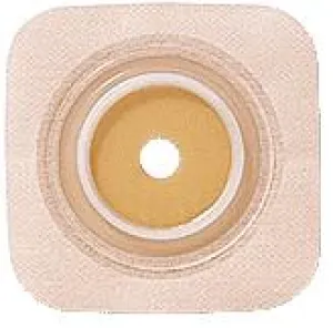 Natura® Stomahesive® Skin Barrier, 5" x 5" (12.5cm x 12.5cm) Tan, Cut-to-Fit Stoma Opening 1/2" - 2-1/4" (13mm - 57mm), Flange 2-3/4" (70mm) - Box of 10