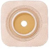 Natura® Stomahesive® Skin Barrier, 5" x 5" (12.5cm x 12.5cm) Tan, Cut-to-Fit Stoma Opening 1/2" - 2-1/4" (13mm - 57mm), Flange 2-3/4" (70mm) - Box of 10