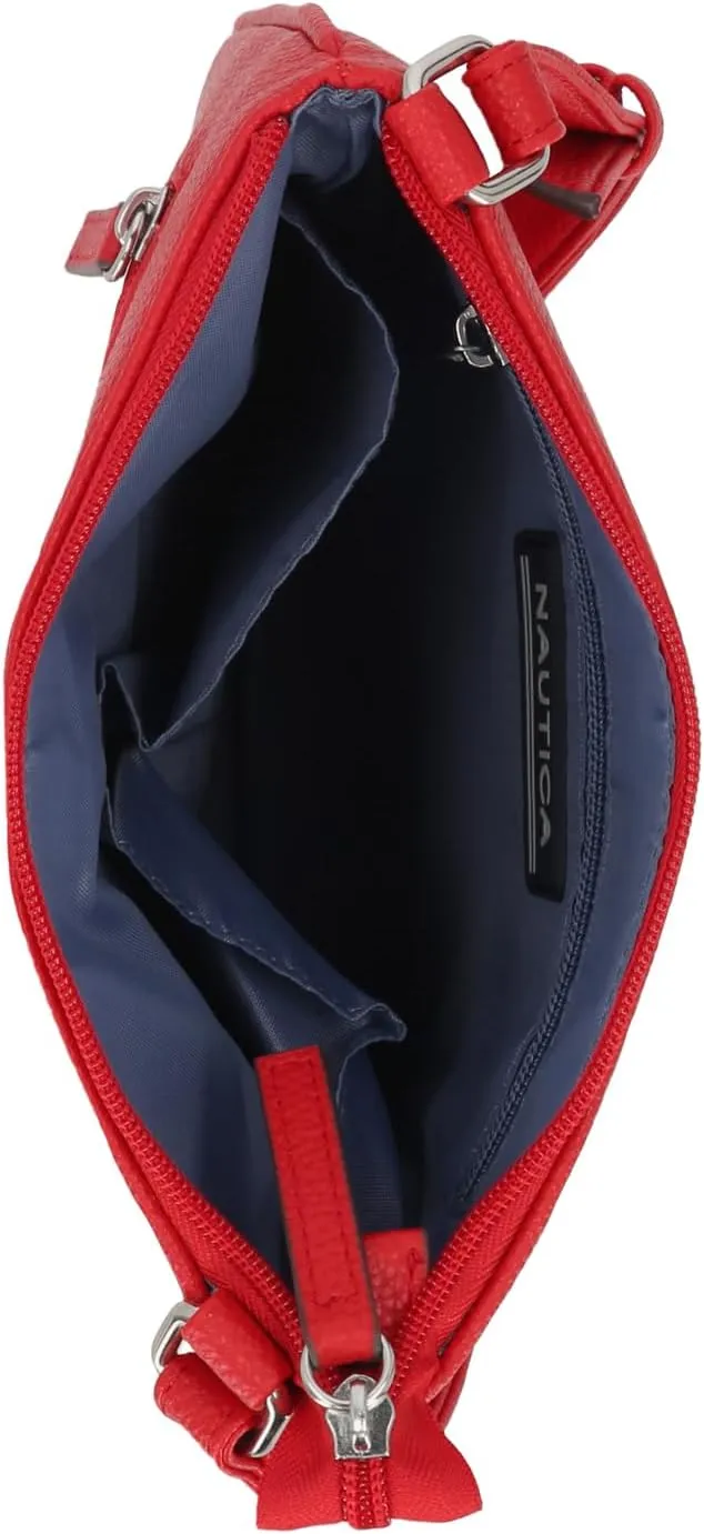 Nautica Lakeside Signature Jaquard North South Crossbody Bag