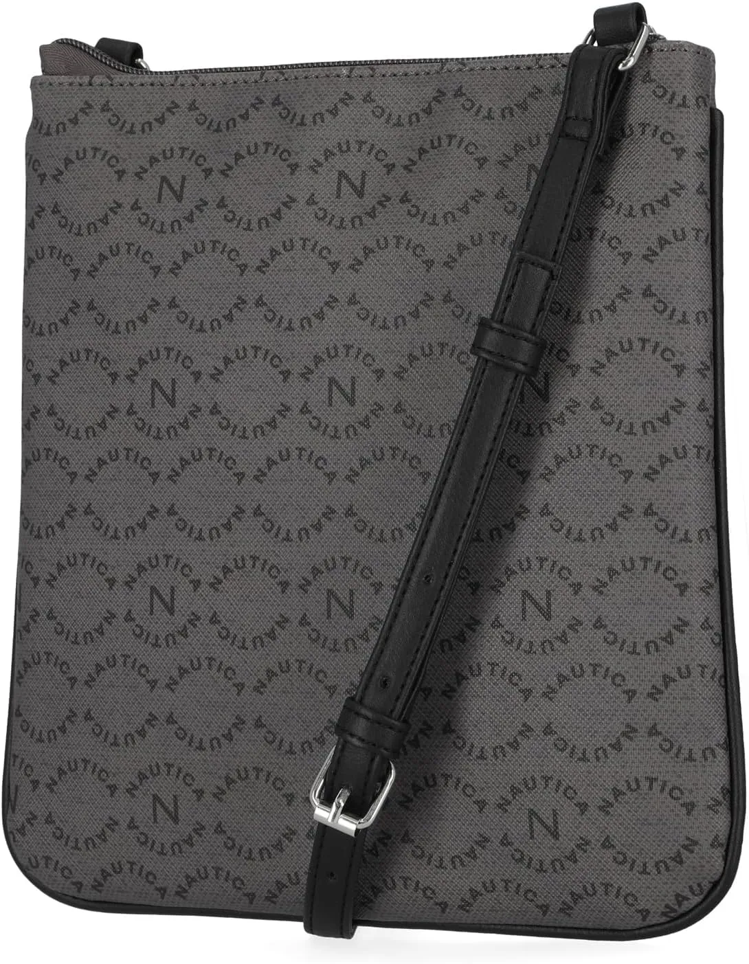 Nautica Lakeside Signature Jaquard North South Crossbody Bag