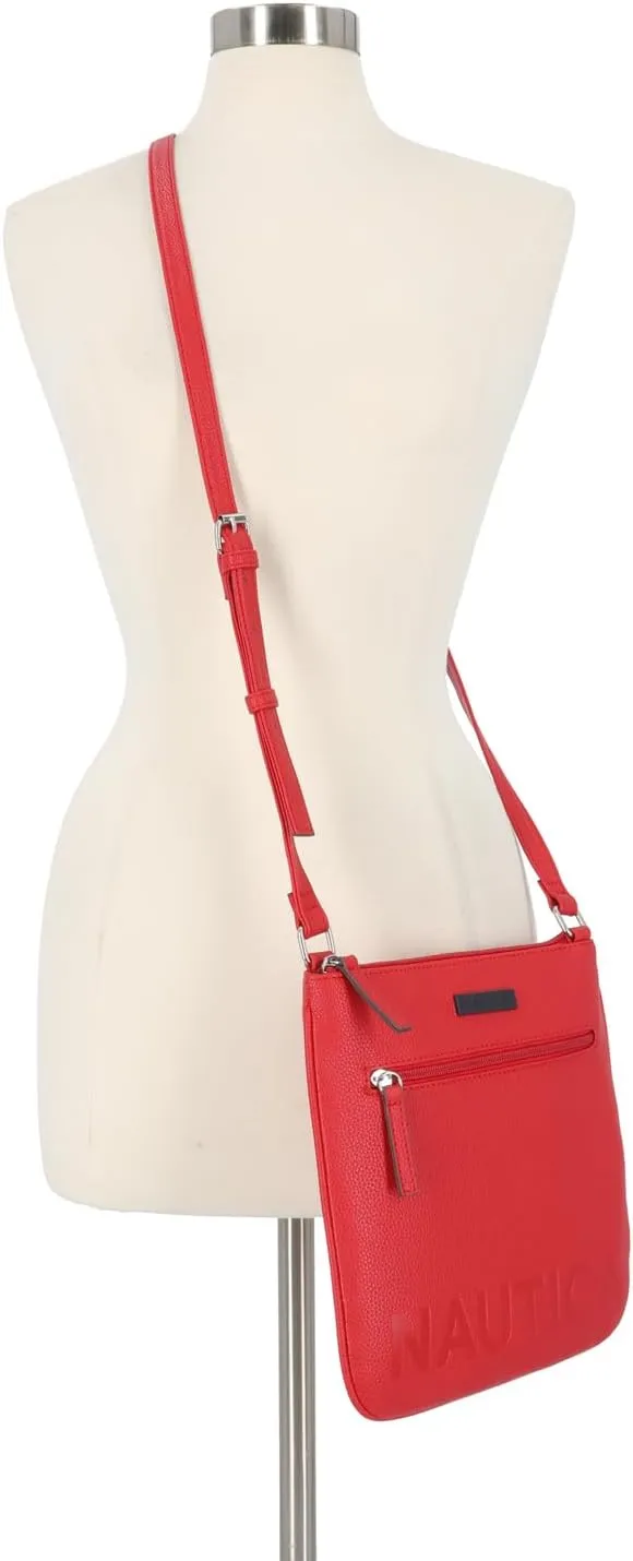 Nautica Lakeside Signature Jaquard North South Crossbody Bag