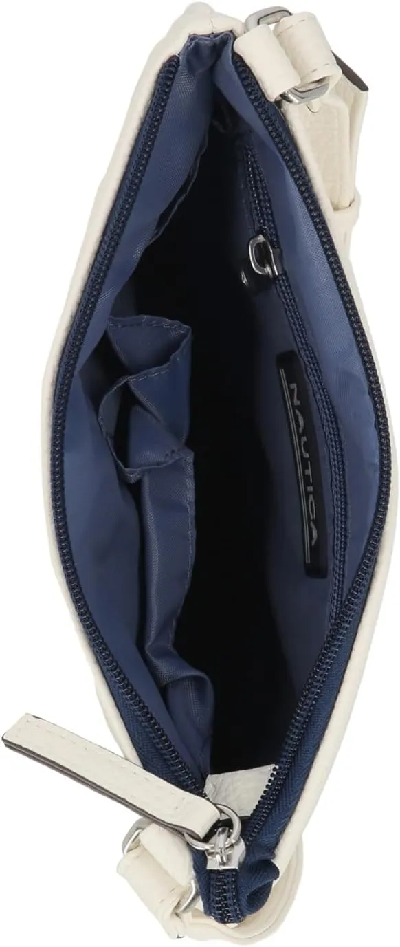 Nautica Lakeside Signature Jaquard North South Crossbody Bag