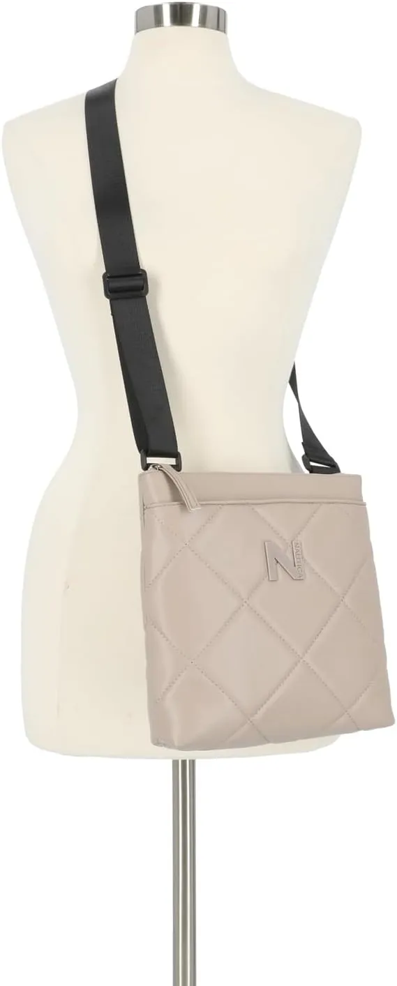 Nautica Lakeside Signature Jaquard North South Crossbody Bag