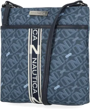 Nautica Lakeside Signature Jaquard North South Crossbody Bag