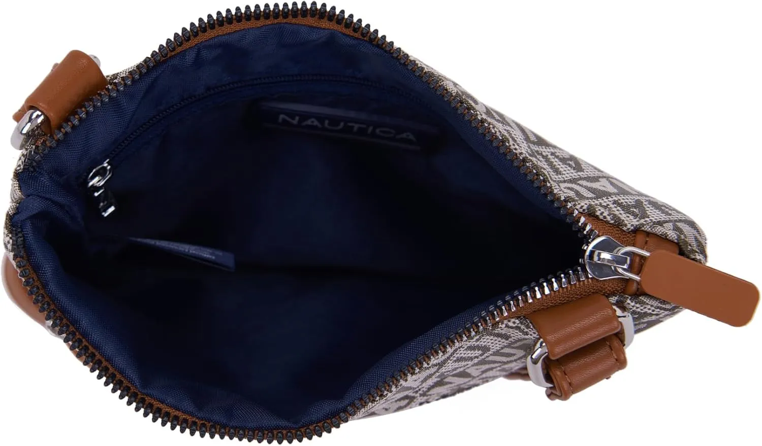 Nautica Lakeside Signature Jaquard North South Crossbody Bag