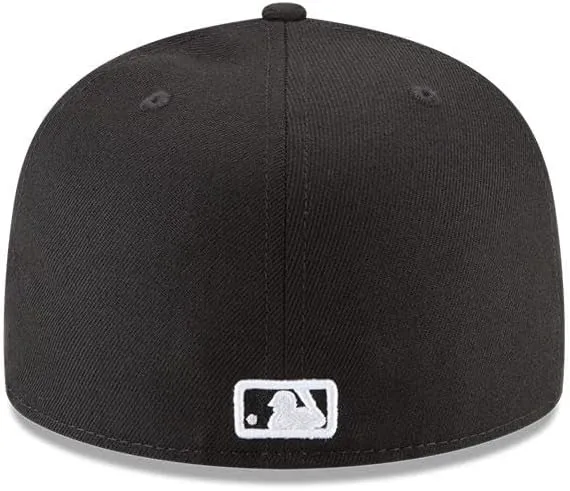 New Era 59Fifty Hat Chicago White Sox Basic Baseball Black Cap 11591167