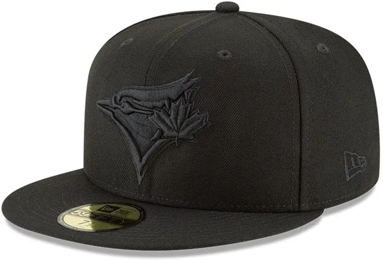 New Era 59Fifty Hat MLB Toronto Blue Jays Alternate Bird Black 11591094