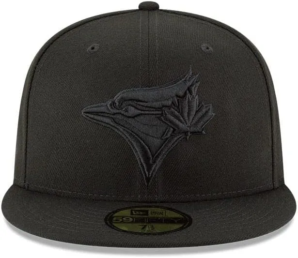 New Era 59Fifty Hat MLB Toronto Blue Jays Alternate Bird Black 11591094