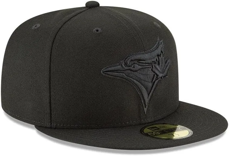 New Era 59Fifty Hat MLB Toronto Blue Jays Alternate Bird Black 11591094