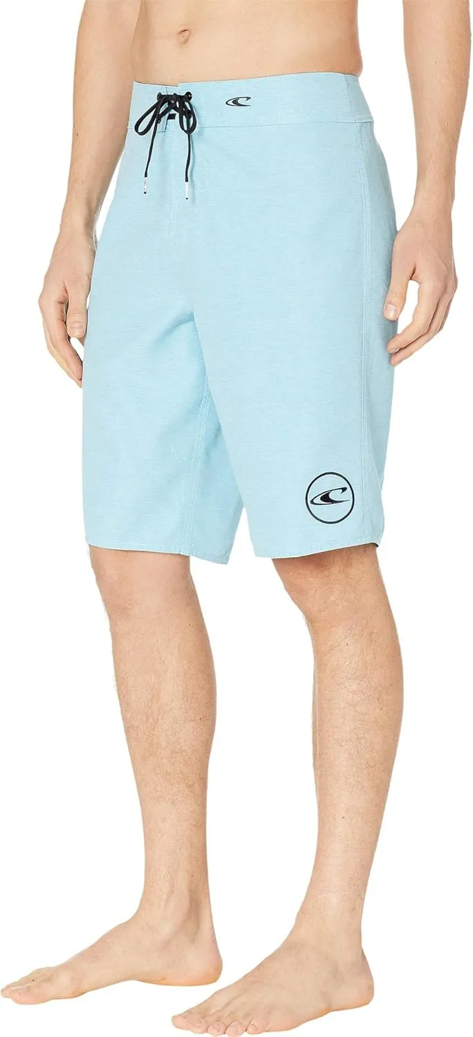 O'NEILL Men's 21 Inch Solid Boardshorts-Water Resistant Swim Trunks for Men with Quick Dry Stretch Fabric and Pockets
